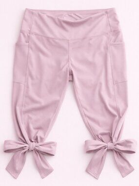[BOGO] NWT Pastel Purple Tie-Up Leggings w/ Pockets‎